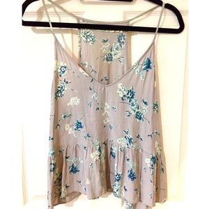 URBAN OUTFITTERS Floral Tank Top